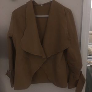 Short tan jacket